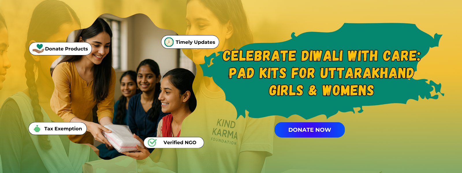 Celebrate Diwali with Care: Pad Kits for Uttarakhand Girls & Women