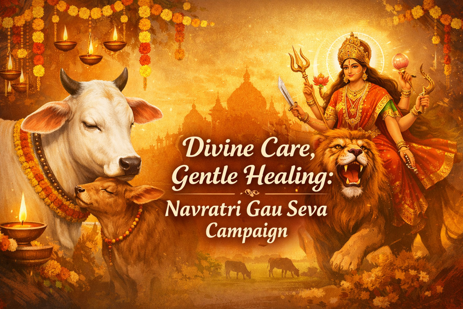 Divine Care, Gentle Healing: Navratri Gau Seva