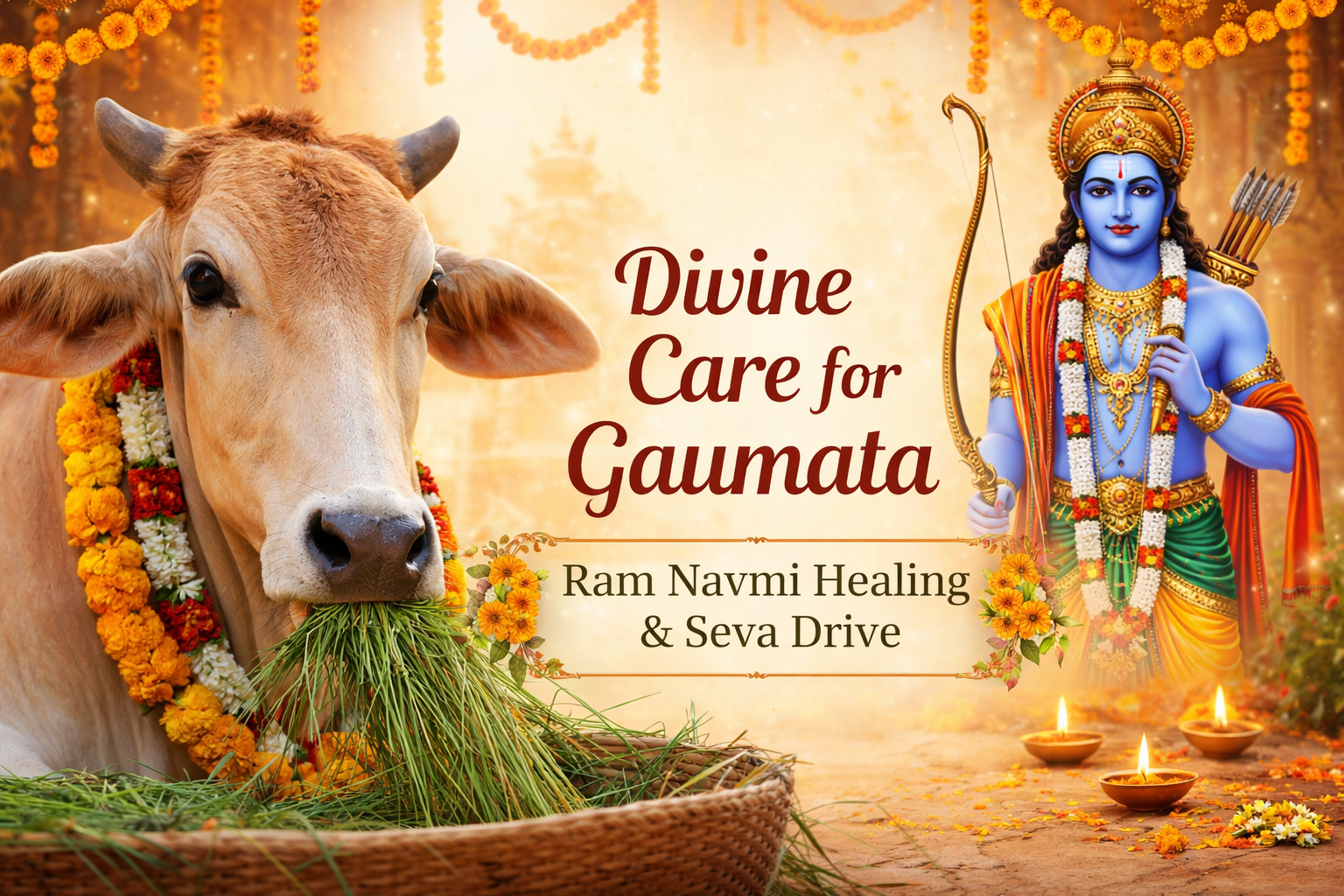 Divine Care for Gaumata: Ram Navmi Healing and Seva