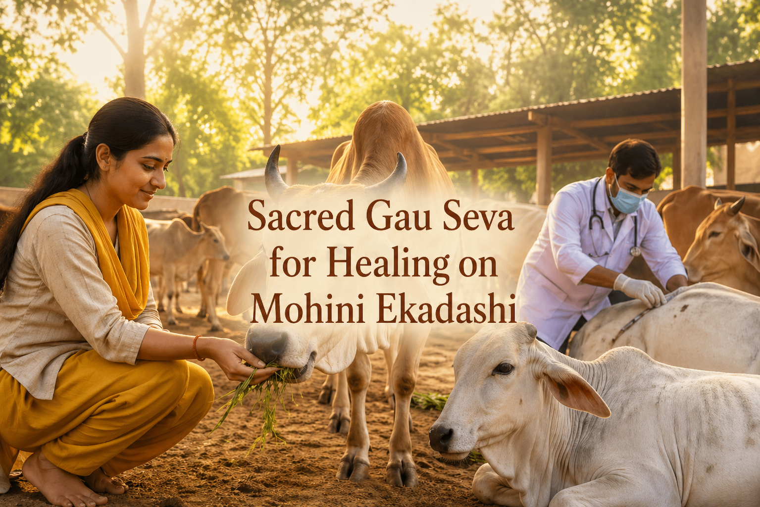 Sacred Gau Seva for Healing on Mohini Ekadashi