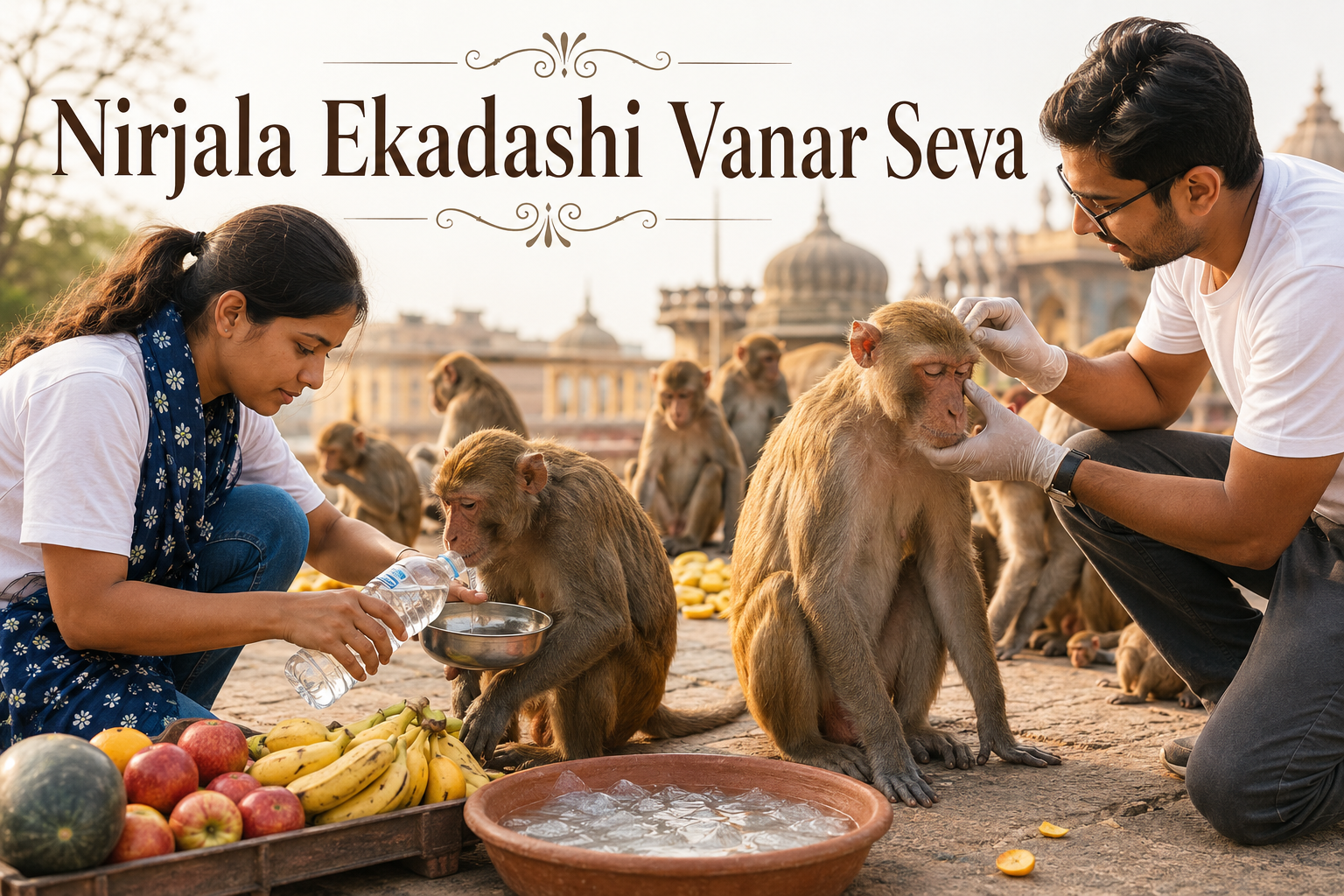 Nirjala Ekadashi Vanar Seva