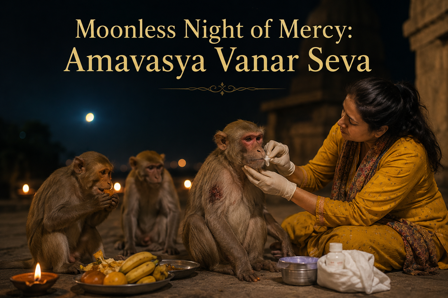 Moonless Night of Mercy: Amavasya Vanar Seva