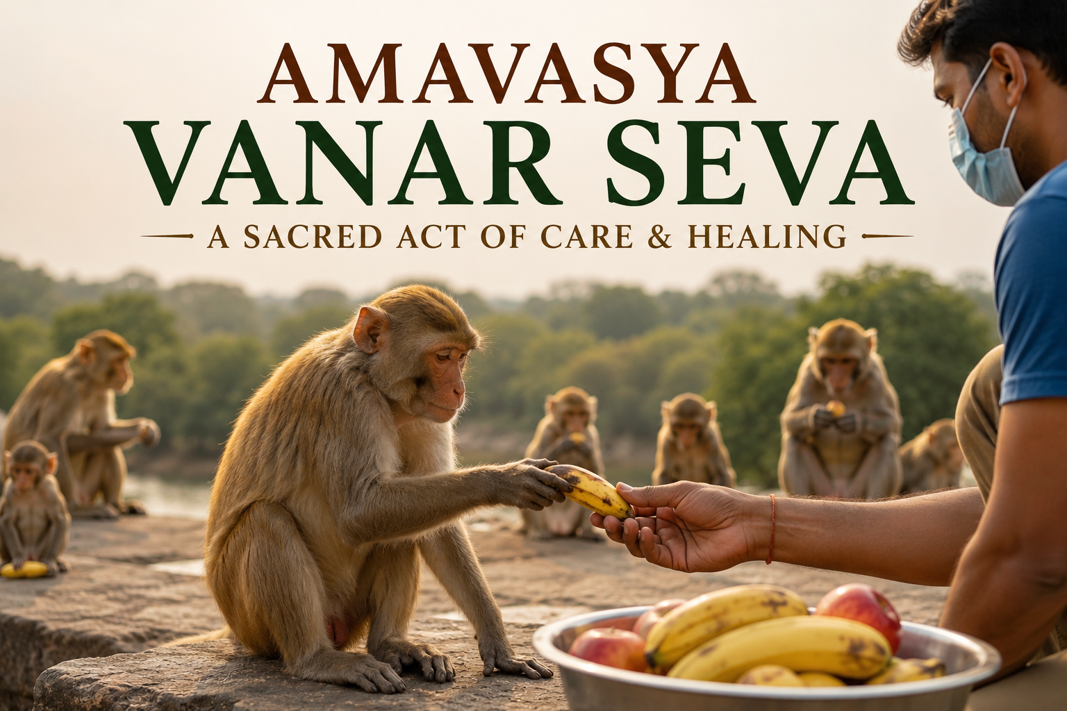 Amavasya Vanar Seva – A Sacred Act of Care and Healing