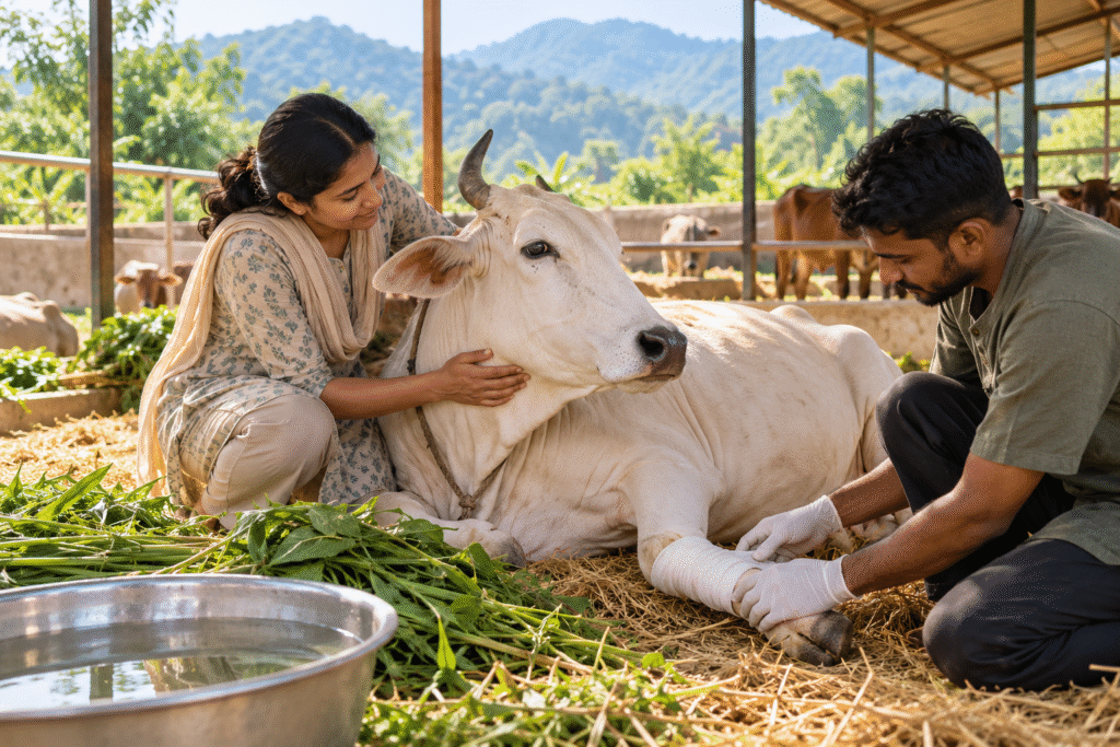 How to Donate for Injured Cow Treatment in India